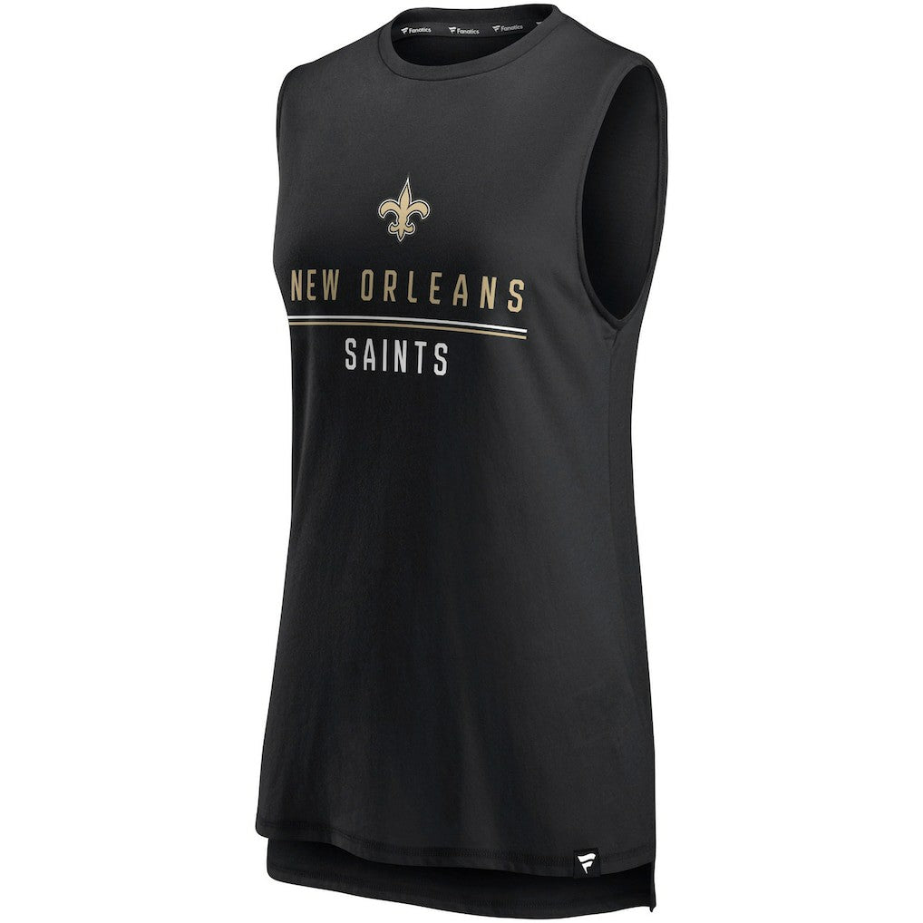 New Orleans Saints Women's True Contender Tank Top Black - Fanatics