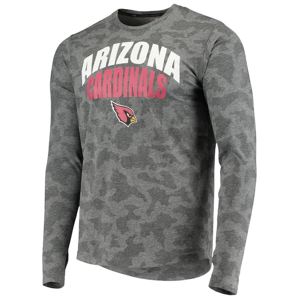 Arizona Cardinals MSX by Michael Strahan Camo Performance Long Sleeve T-Shirt Black - NFL