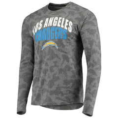 Los Angeles Chargers MSX by Michael Strahan Camo Performance Long Sleeve T-Shirt Black - NFL