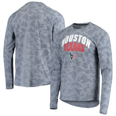 Houston Texans MSX by Michael Strahan Camo Performance Long Sleeve T-Shirt Navy - NFL