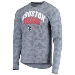 Houston Texans MSX by Michael Strahan Camo Performance Long Sleeve T-Shirt Navy - NFL