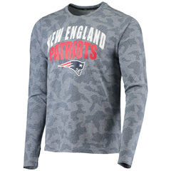 New England Patriots MSX by Michael Strahan Camo Performance Long Sleeve T-Shirt Navy - NFL