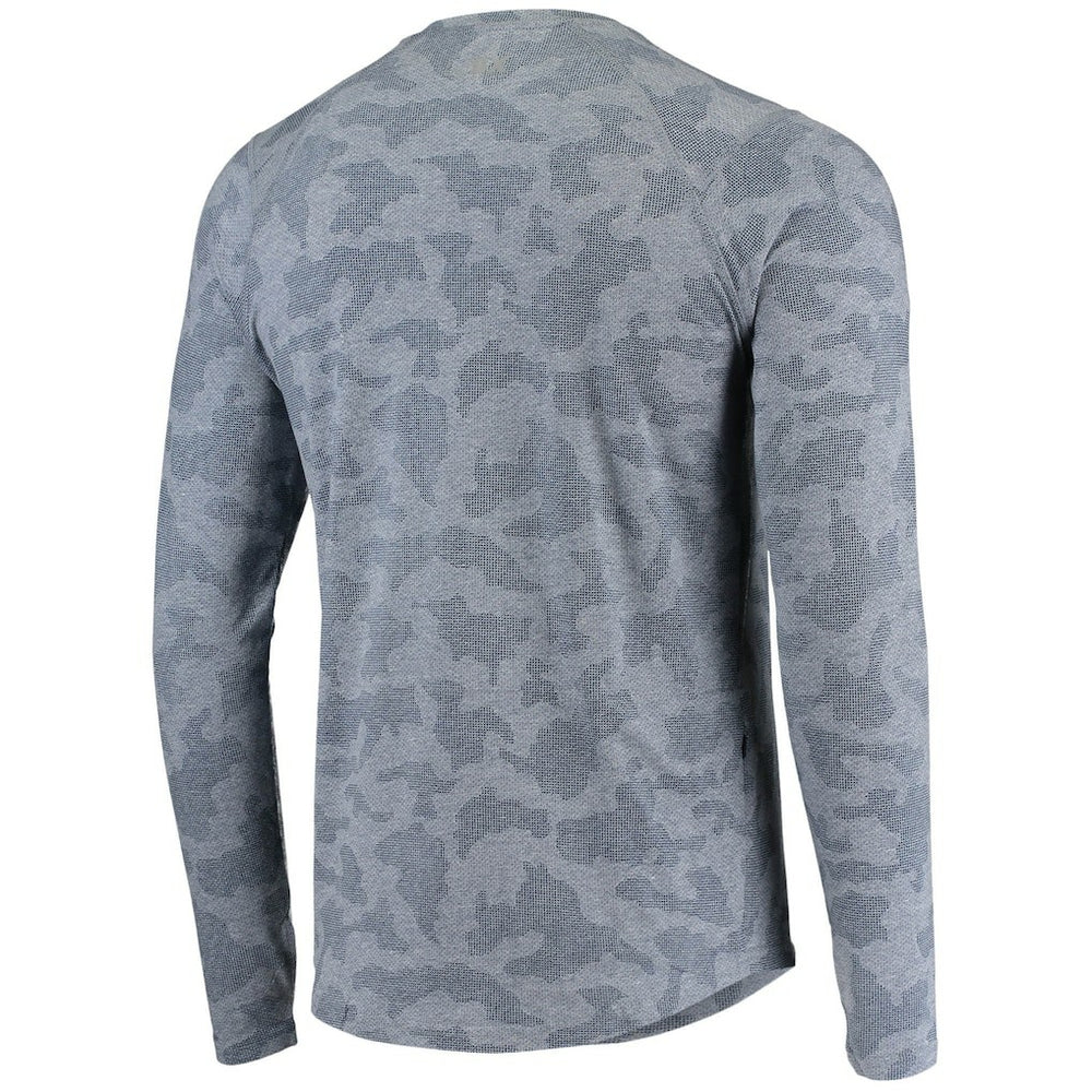 New England Patriots MSX by Michael Strahan Camo Performance Long Sleeve T-Shirt Navy - NFL