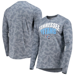 Tennessee Titans MSX by Michael Strahan Camo Long Sleeve T-Shirt Navy - NFL