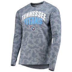 Tennessee Titans MSX by Michael Strahan Camo Long Sleeve T-Shirt Navy - NFL