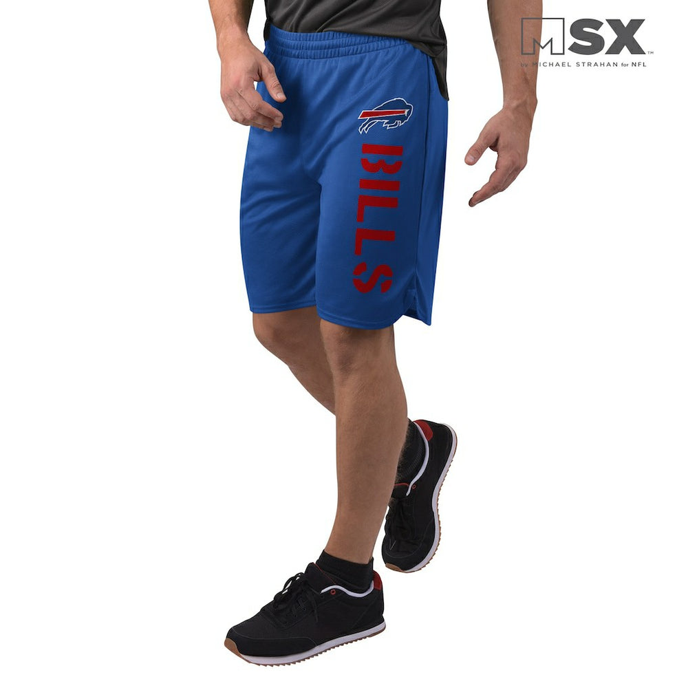 Buffalo Bills MSX by Michael Strahan Training Shorts Royal - NFL