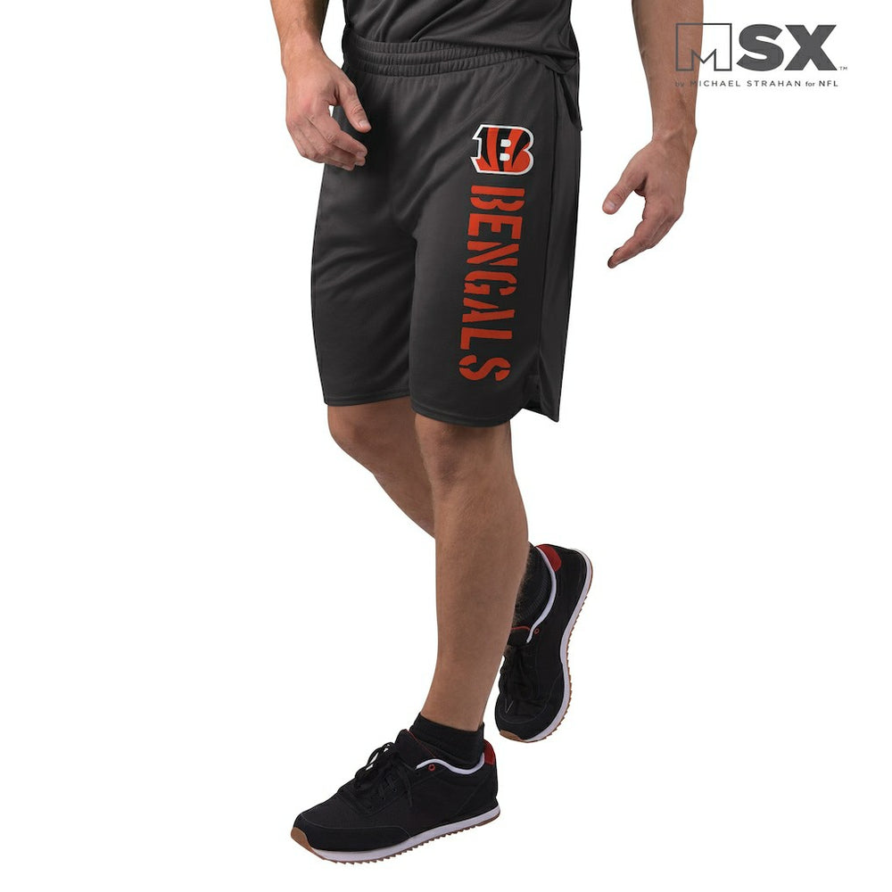 Cincinnati Bengals MSX by Michael Strahan Training Shorts Black - NFL