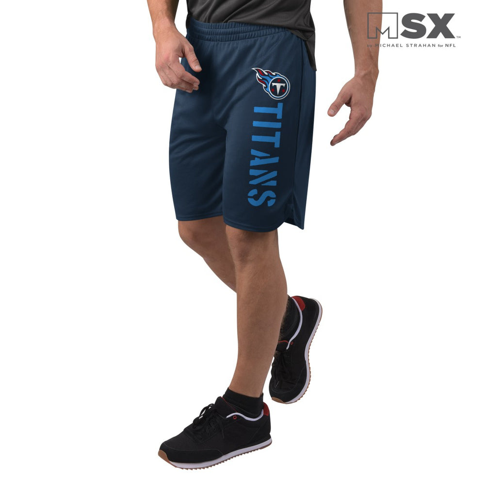 Tennessee Titans MSX by Michael Strahan Training Shorts Navy - NFL