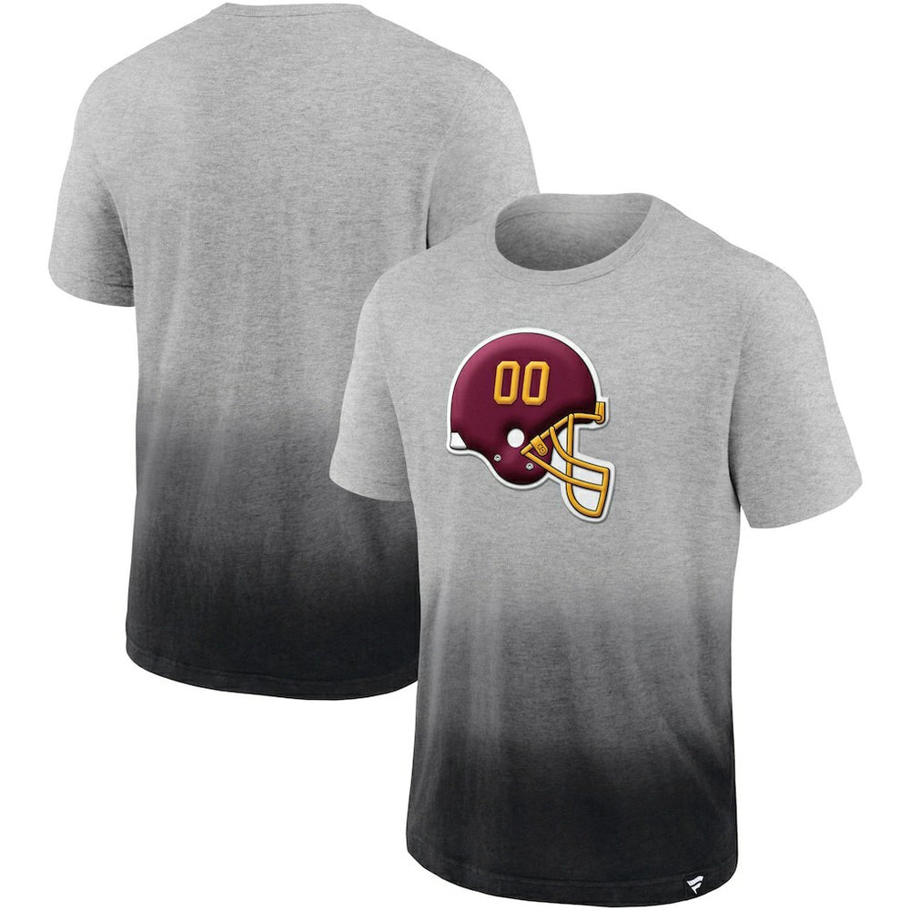 Washington Football Team Team Ombre T-Shirt Heathered Gray/Black - Fanatics