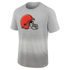 Cleveland Browns Team Ombre T-Shirt Heathered Gray/Gray - Fanatics