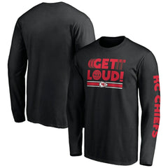 Kansas City Chiefs Hometown Collection Facemask Long Sleeve T-Shirt Black - Fanatics