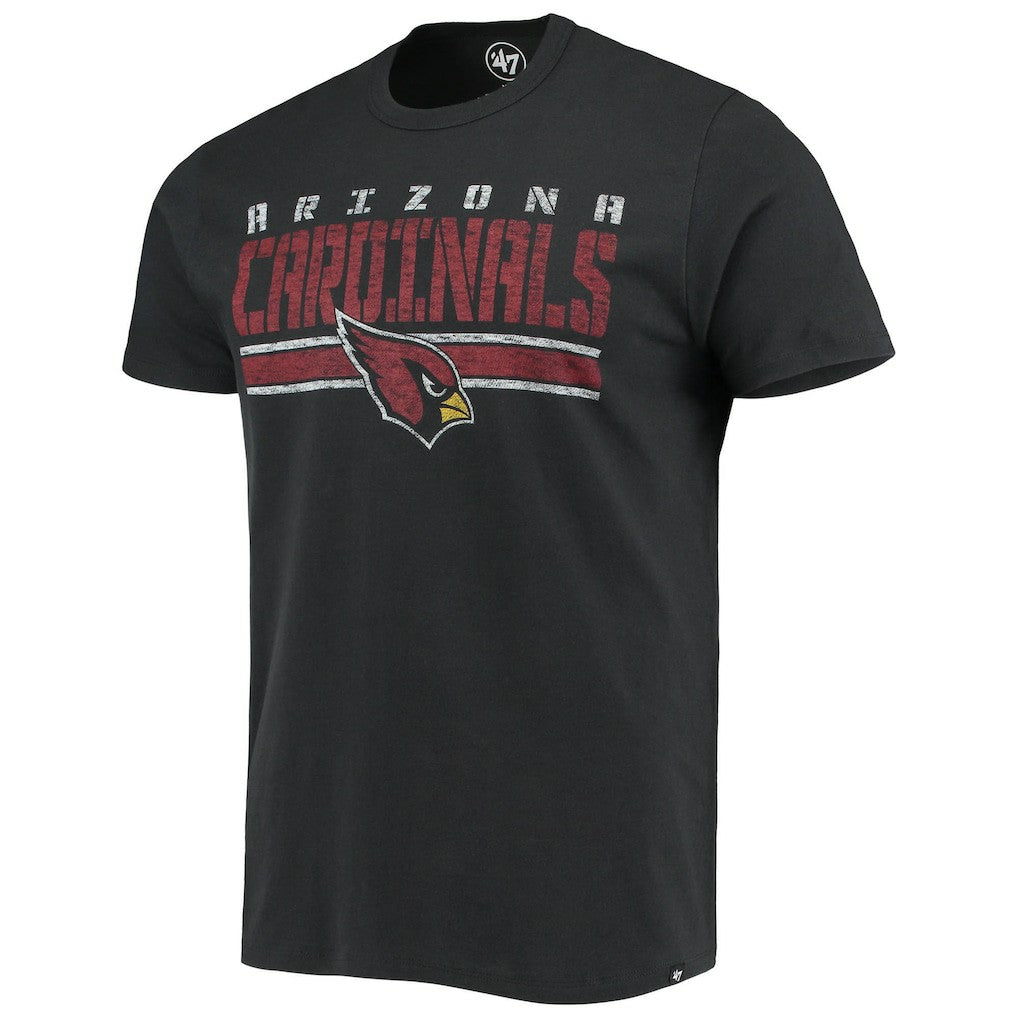 Arizona Cardinals '47 Team Stripe T-Shirt Black - 47 brand