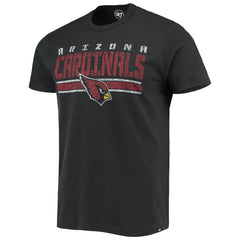 Arizona Cardinals '47 Team Stripe T-Shirt Black - 47 brand