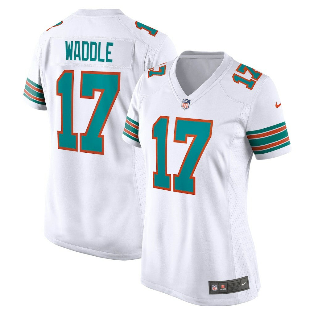 Jaylen Waddle Miami Dolphins Women's Game Jersey White - Nike