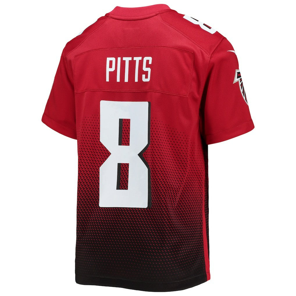 Kyle Pitts Sr. Atlanta Falcons Youth Game Jersey - Red | NFL Jerseys