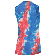 San Francisco Giants Majestic Threads Women's Tie-Dye Tri-Blend Muscle Tank Top Lifestyle