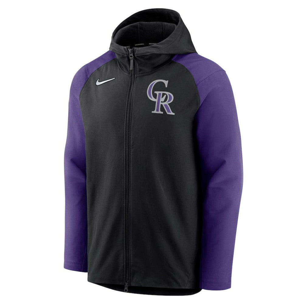 Colorado Rockies Nike Authentic Collection Performance Raglan Full-Zip Hoodie for sale