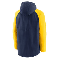 Milwaukee Brewers Nike Authentic Collection Performance Raglan Full-Zip Hoodie Lifestyle