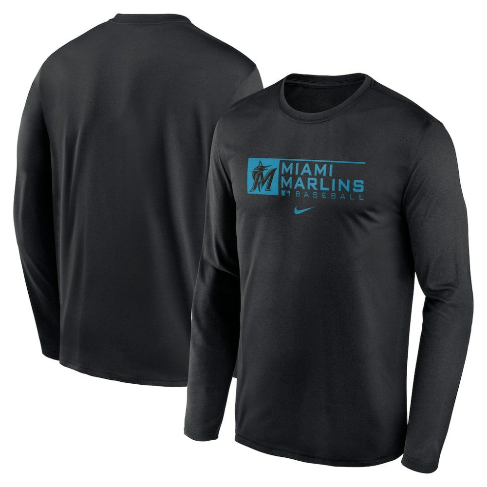 Miami Marlins Nike Authentic Collection Performance Long Sleeve T-Shirt for sale