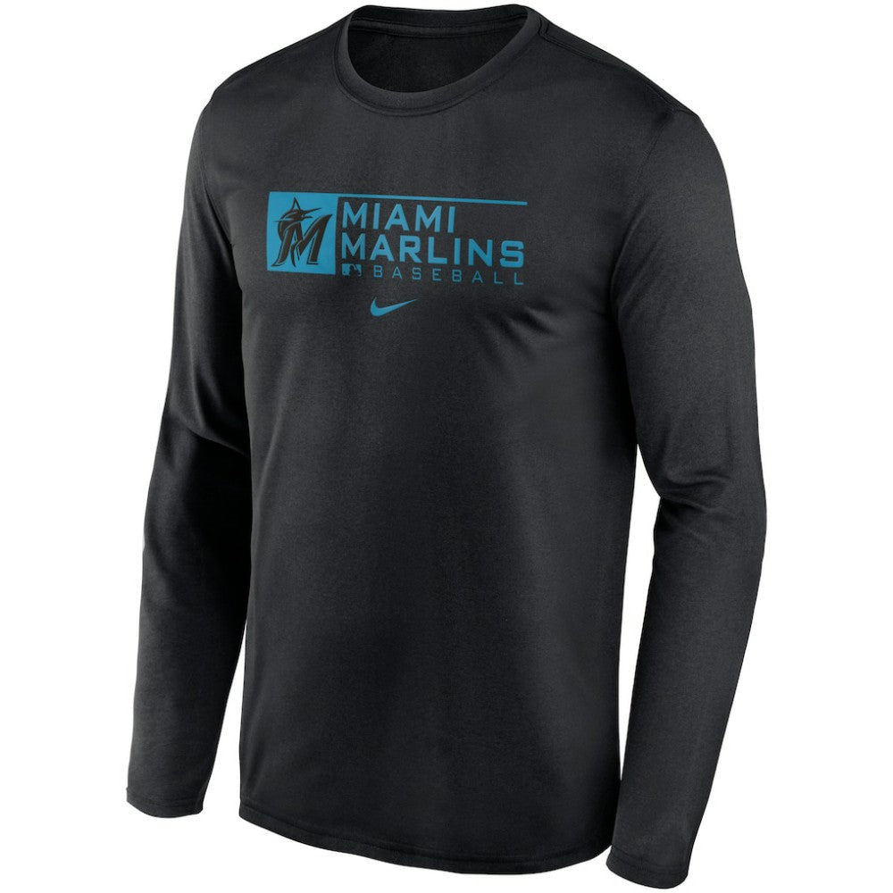 Miami Marlins Nike Authentic Collection Performance Long Sleeve T-Shirt for sale