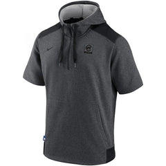Chicago Cubs Nike Authentic Collection Dry Flux Performance Quarter-Zip Short Sleeve Hoodie Lifestyle
