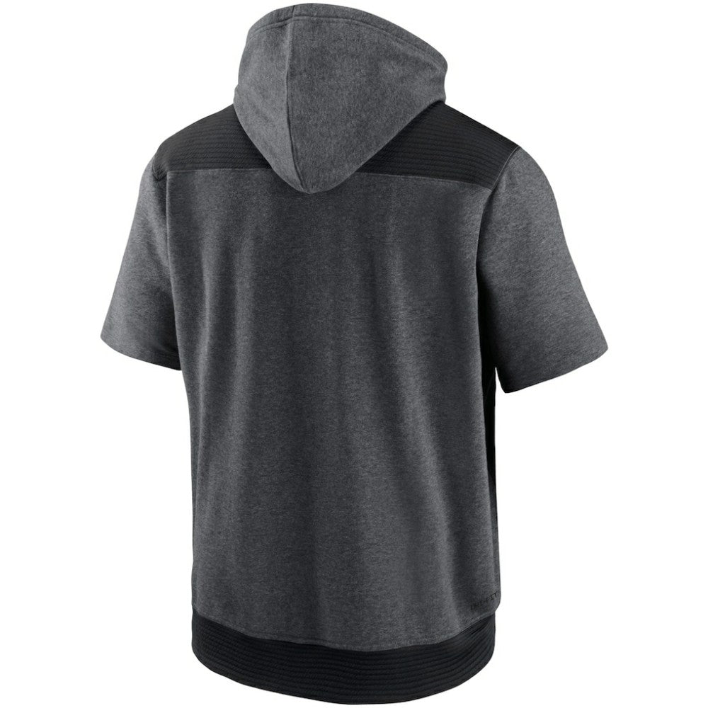 Chicago Cubs Nike Authentic Collection Dry Flux Performance Quarter-Zip Short Sleeve Hoodie Lifestyle