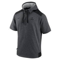 Miami Marlins Nike Authentic Collection Dry Flux Performance Quarter-Zip Short Sleeve Hoodie discount