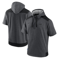Kansas City Royals Nike Authentic Collection Dry Flux Performance Quarter-Zip Short Sleeve Hoodie Sale