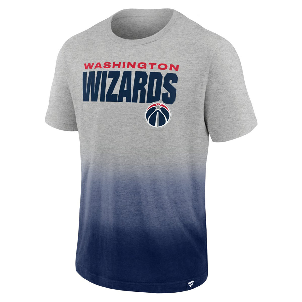 Fanatics - Washington Wizards Board Crasher Dip-Dye T-Shirt - Heathered Gray/Navy