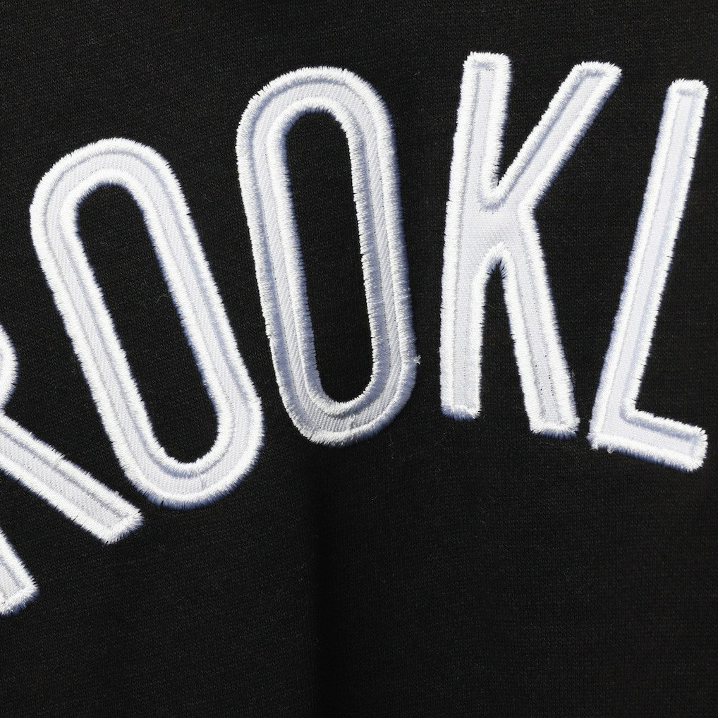 Fanatics - Brooklyn Nets Big & Tall Double Contrast Pullover Hoodie - Black/White