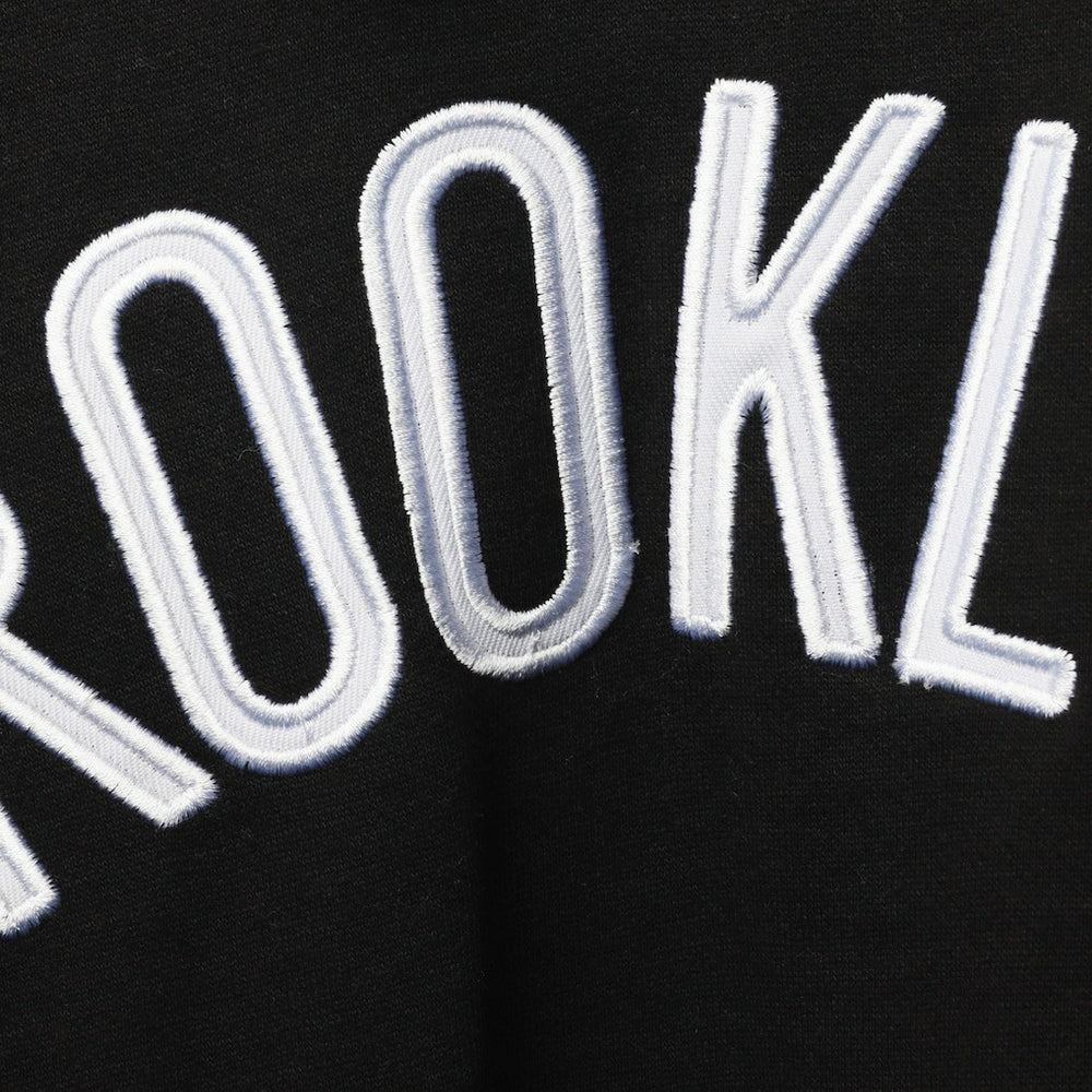 Fanatics - Brooklyn Nets Big & Tall Double Contrast Pullover Hoodie - Black/White