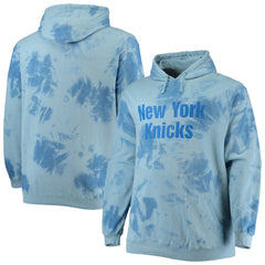 Fanatics - New York Knicks Big & Tall Wordmark Cloud Dye Pullover Hoodie - Blue
