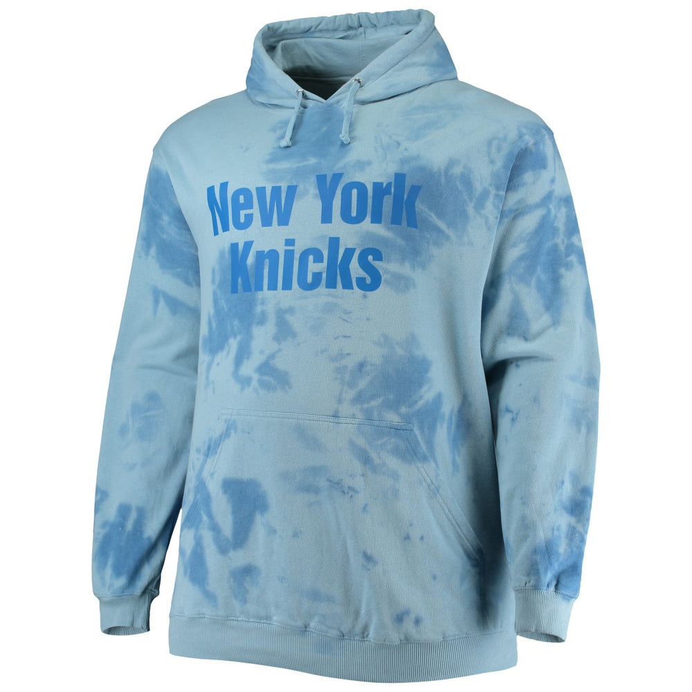 Fanatics - New York Knicks Big & Tall Wordmark Cloud Dye Pullover Hoodie - Blue