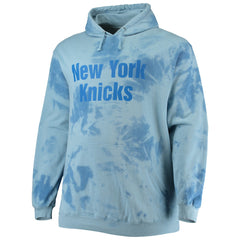 Fanatics - New York Knicks Big & Tall Wordmark Cloud Dye Pullover Hoodie - Blue