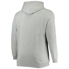 Mitchell & Ness - Philadelphia 76ers Hardwood Classics Big & Tall Throwback Pullover Hoodie - Heathered Gray