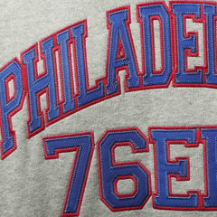 Mitchell & Ness - Philadelphia 76ers Hardwood Classics Big & Tall Throwback Pullover Hoodie - Heathered Gray