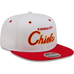 Kansas City Chiefs New Era Sparky Original 9FIFTY Snapback Hat White/Red - NFL