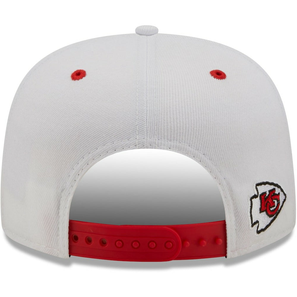 Kansas City Chiefs New Era Sparky Original 9FIFTY Snapback Hat White/Red - NFL