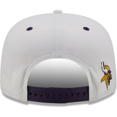 Minnesota Vikings New Era Sparky Original 9FIFTY Snapback Hat White/Purple - NFL