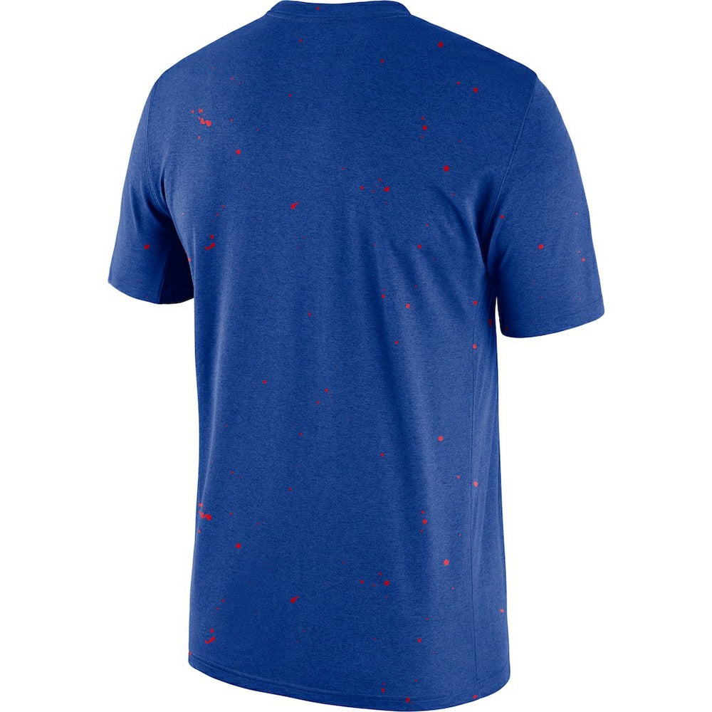 Nike - Philadelphia 76ers Courtside Splatter T-Shirt - Royal