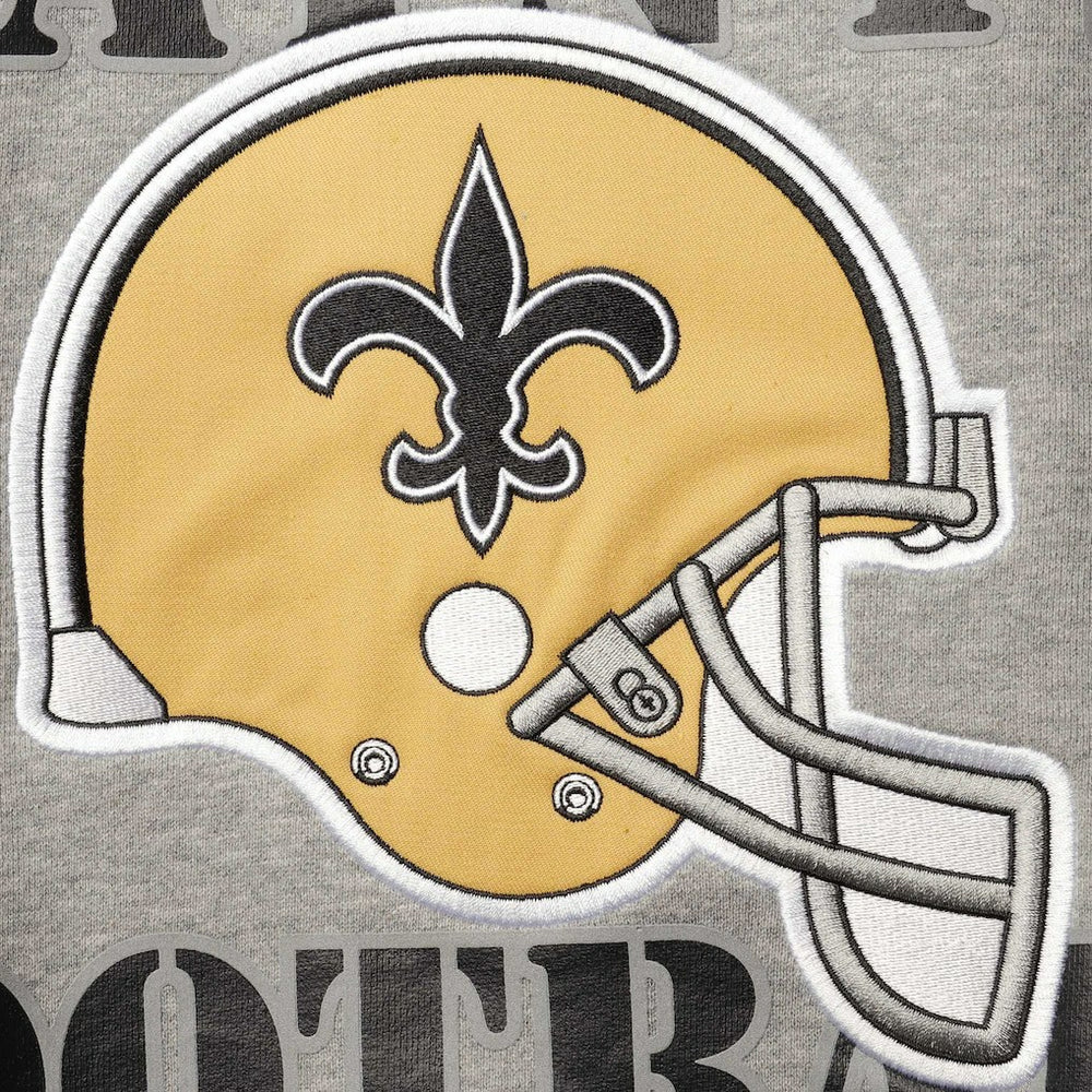 New Orleans Saints Starter Locker Room Throwback End Zone Pullover Sweatshirt Gray - NFL