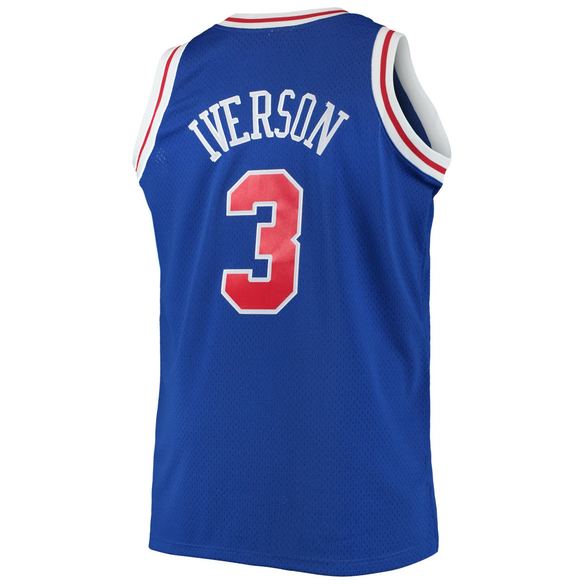 Mitchell & Ness - Allen Iverson Philadelphia 76ers 1996/97 Big & Tall Hardwood Classics Swingman Jersey - Royal