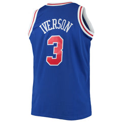 Mitchell & Ness - Allen Iverson Philadelphia 76ers 1996/97 Big & Tall Hardwood Classics Swingman Jersey - Royal