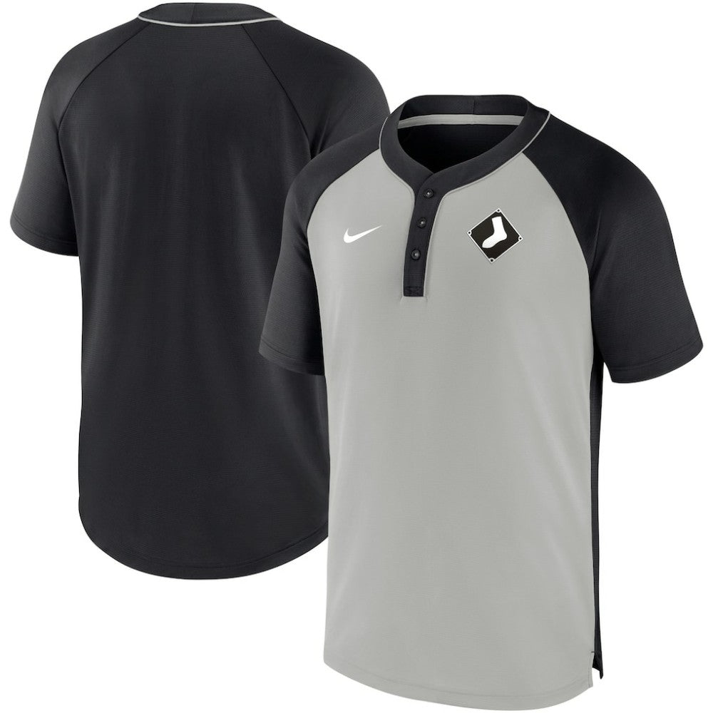Chicago White Sox Nike City Plate Performance Henley Raglan T-Shirt discount