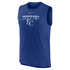 Kansas City Royals Nike Knockout Stack Exceed Performance Muscle Tank Top -Royal On Sale