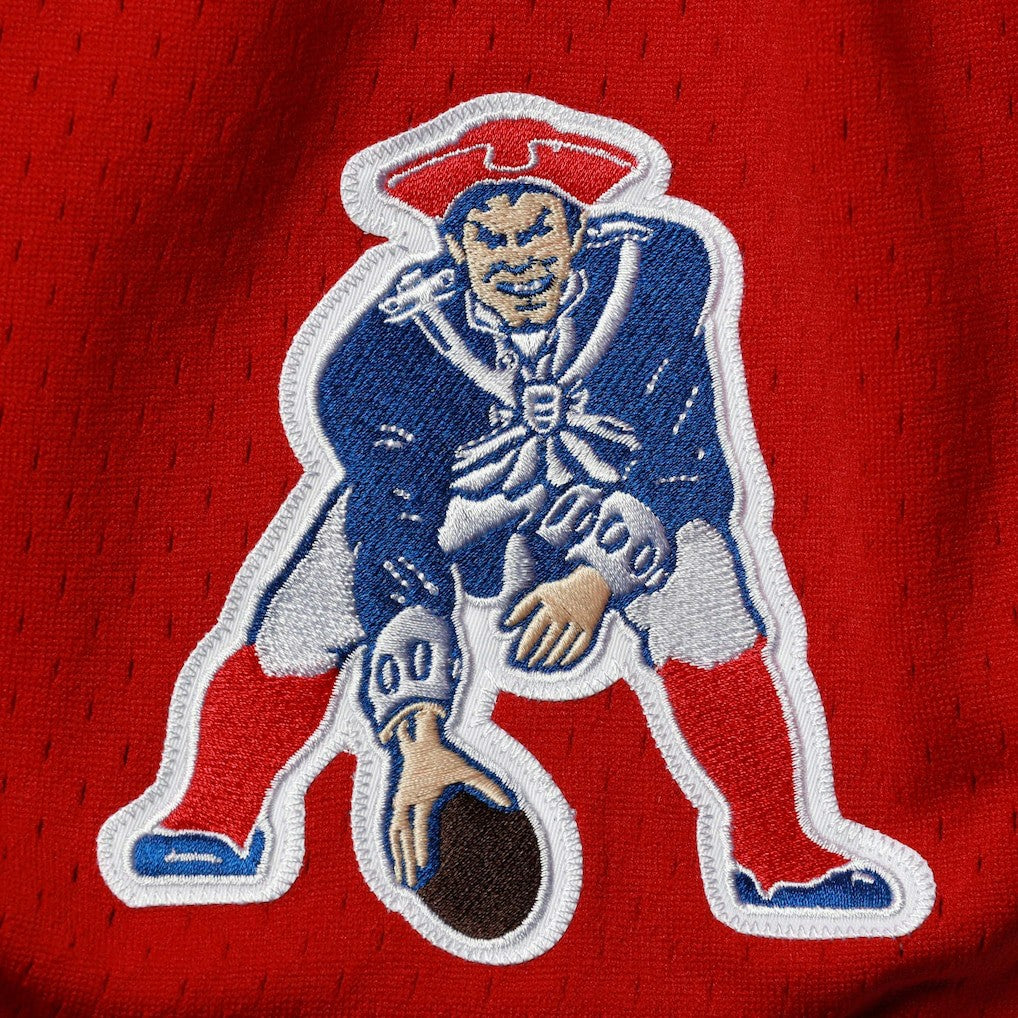 New England Patriots Just Don Gold Rush Shorts Red - Mitchell & Ness