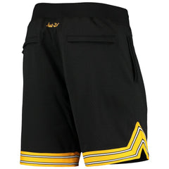 Pittsburgh Steelers Just Don Gold Rush Shorts Black - Mitchell & Ness