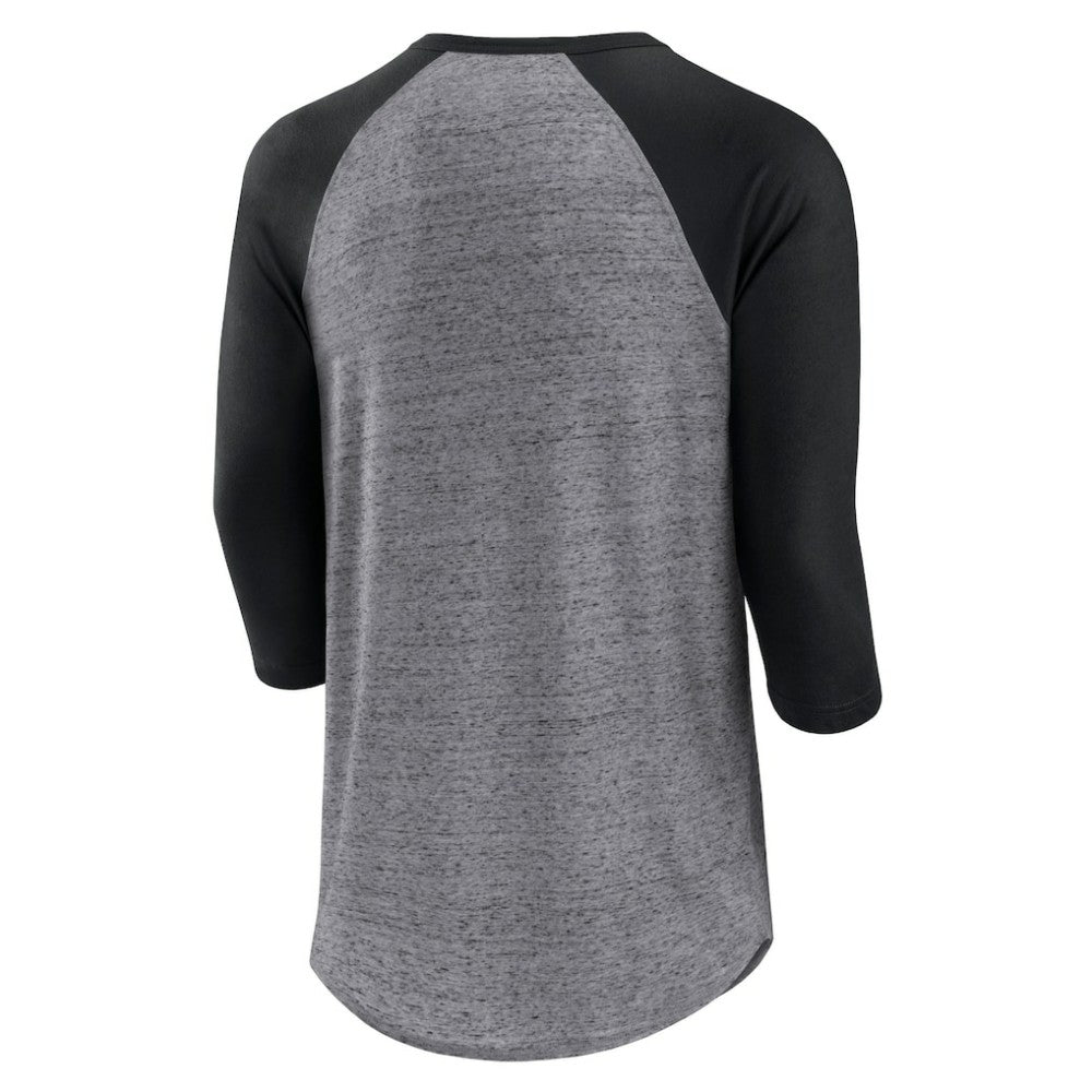 Chicago White Sox Fanatics Iconic Above Heat Speckled Raglan Henley 3/4 Sleeve T-Shirt discount