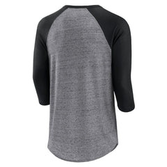 Chicago White Sox Fanatics Iconic Above Heat Speckled Raglan Henley 3/4 Sleeve T-Shirt discount