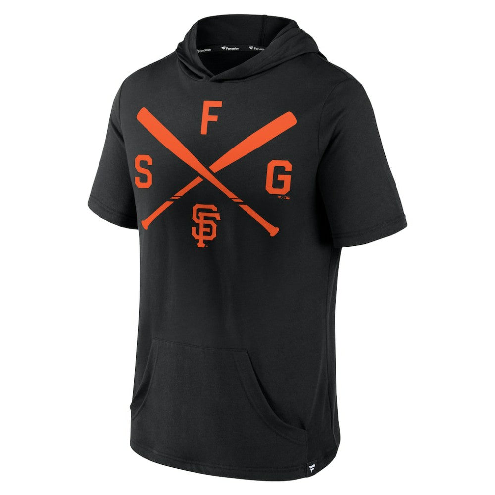 San Francisco Giants Fanatics Iconic Rebel Short Sleeve Hooded Top Online